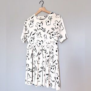 Silence + Noise Dress Womens Small Flowers Babydoll Dress Urban Outfitters